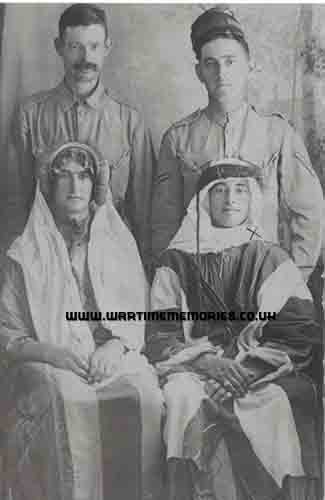 <p>William James Farrow and army pals in Egypt